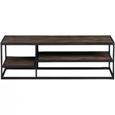 Vic salontafel hout/metaal 120 x 60 cm WOOOD